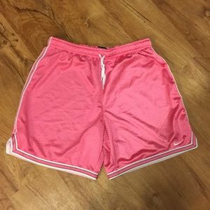 Pink Nike Basketball shorts workout